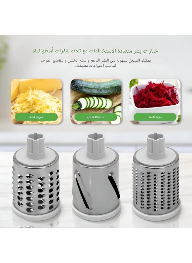 بورتال قطاعة خضروات مندولين متعددة الاستخدام – أداة تقطيع شرائح وخضار للمطبخ - Image 2